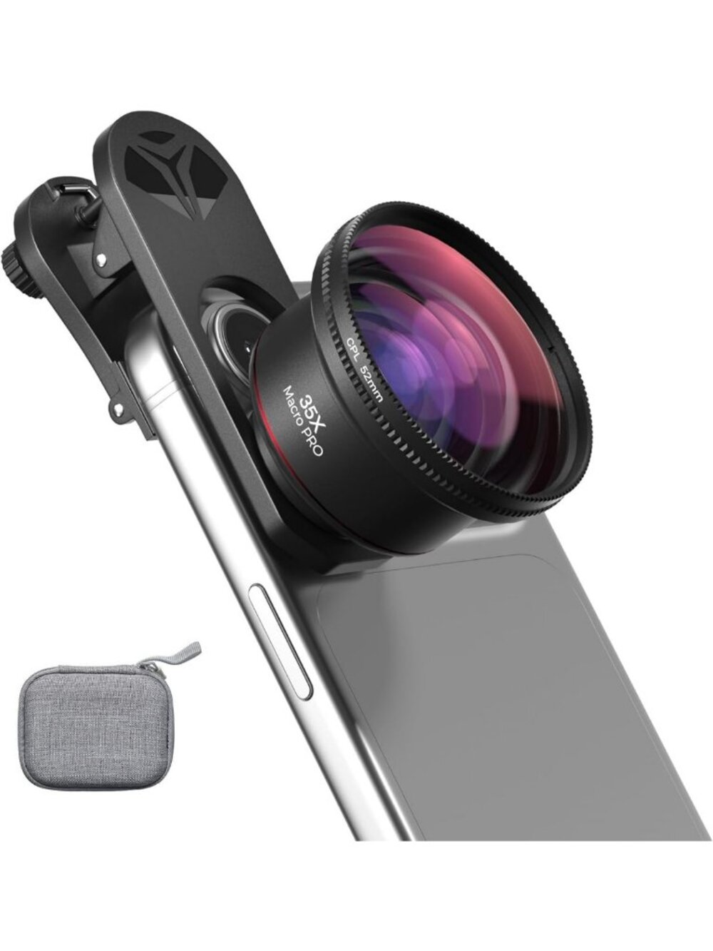 35X Macro Lens Kit for Smartphones - Phone Camera Lens with CPL Filter